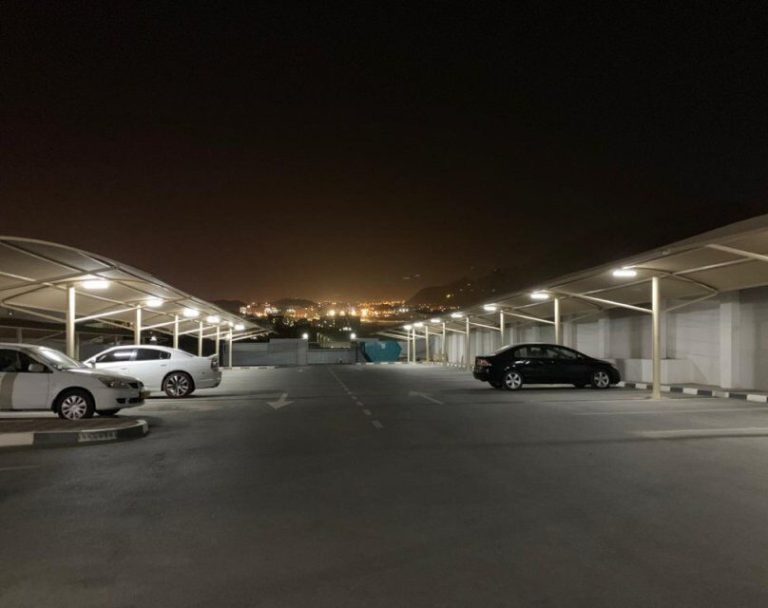 APOLLO éclairage parking couvert de nuit