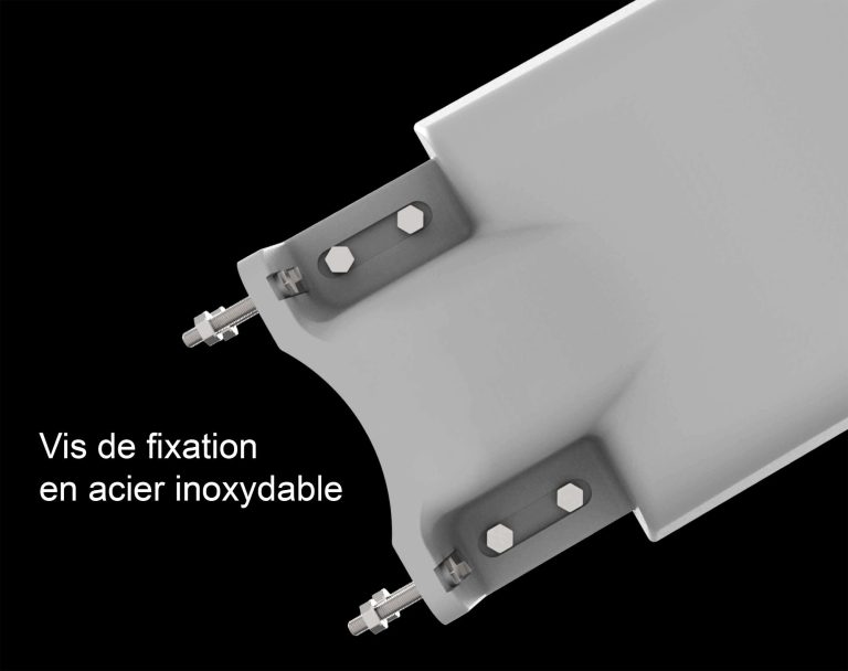 Vis de fixation en acier inoxydable de la lampe SELENE