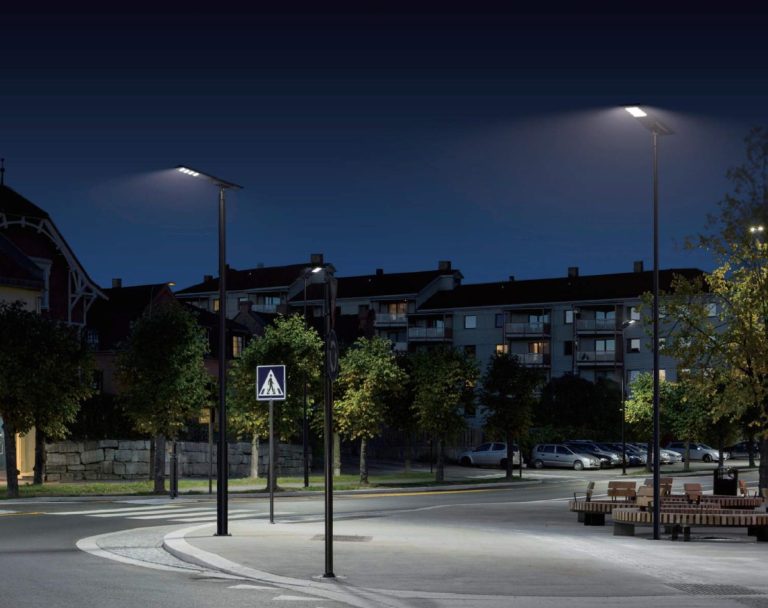 Lampes solaires ZAIN Éclairage de rue et trottoirs